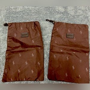 POLO RALPH LAUREN SET OF 2 SHOE DUST BAGS